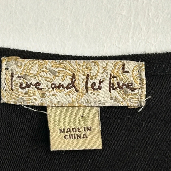 Women’s Large Sequin Black Top Ballon Hem Flutter Sleeve Stretch Whimsigoth Boho - Picture 9 of 12